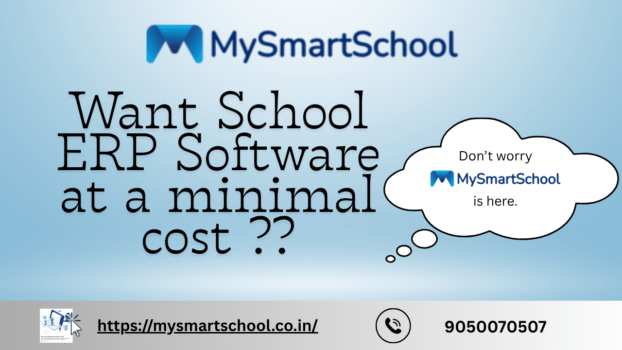 Do You want School ERP Software at minimal cost??