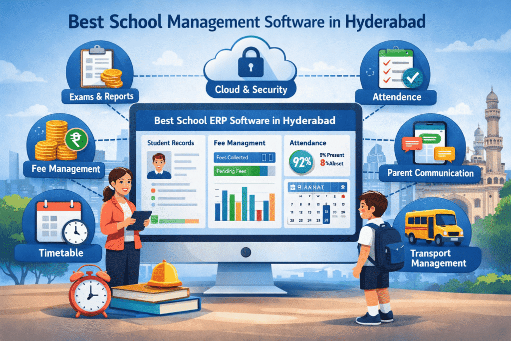 Best school management software in hyderabad