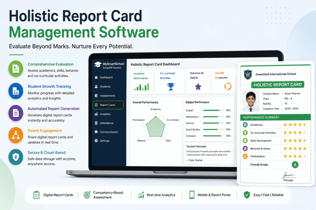 Holistic Report Card Managment software 