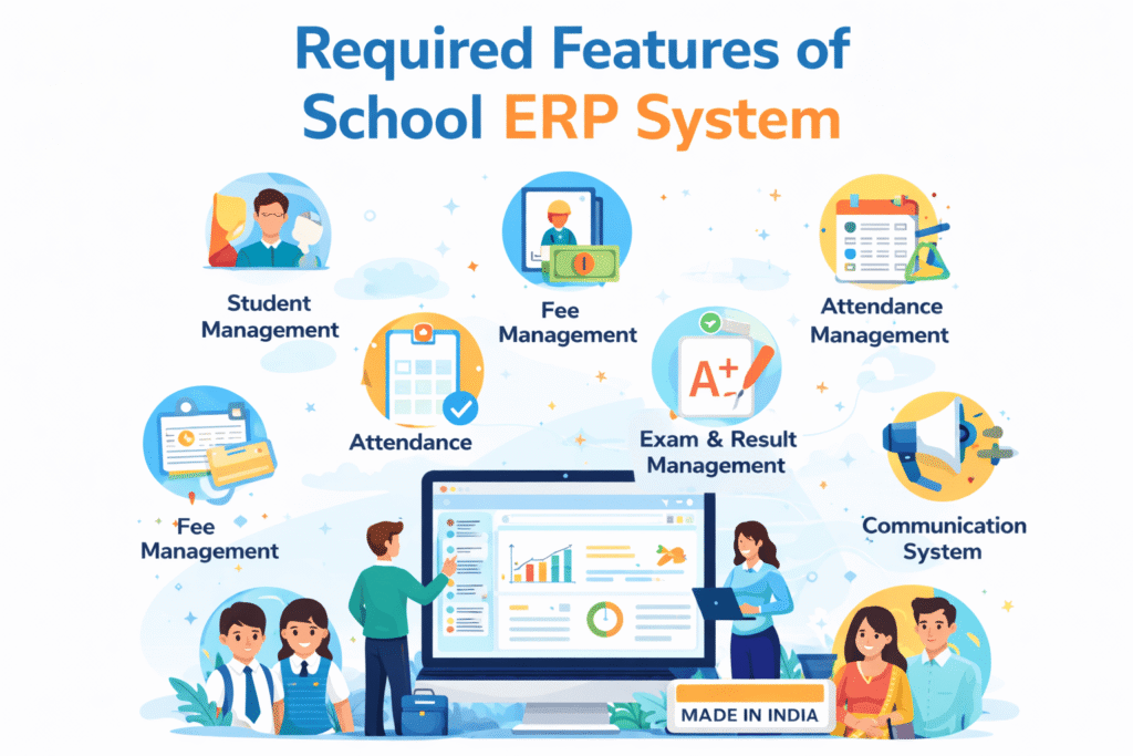 Essential features of School ERP system