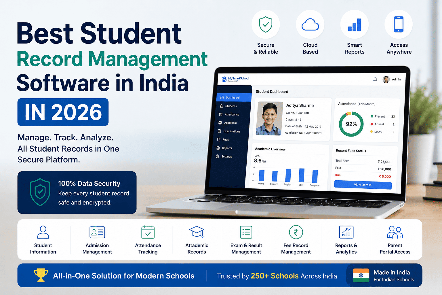 Best Student Record Management Software In India In 2026 - MySmartSchool