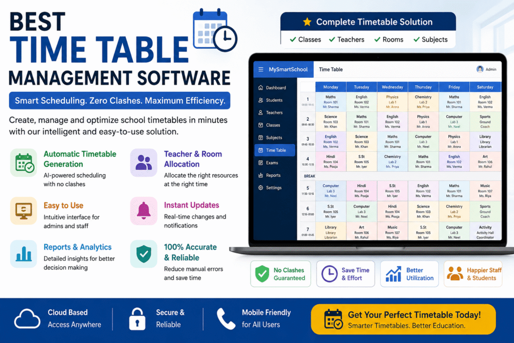 Best timetable management software 