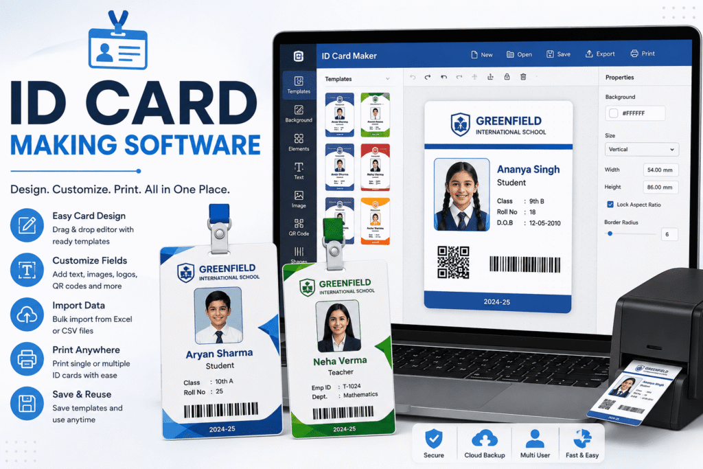 Id card making software 